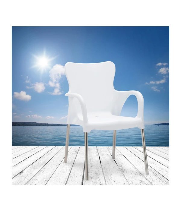 Best Alu-Stapelsessel Maui, 4er Set 3 Best Alu-Stapelsessel Maui, 4er Set - Image 3