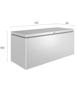 Biohort LoungeBox 200 -Gartenmöbel Verkauf 3180866 WE DE 001 BiohortLoungeBoxGr200silberSkizze