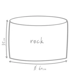 Outbag Outdoor-Sitzsack Rock Plus -Gartenmöbel Verkauf 3452067 WE DE 002 GlobalBeddingPlusAnthrazit