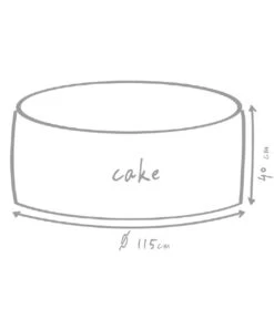 Outbag Outdoor-Sitzsack Cake Fabric 7 Outbag Outdoor-Sitzsack Cake Fabric -Gartenmöbel Verkauf 3491230 WE DE 002 CakePlusMud