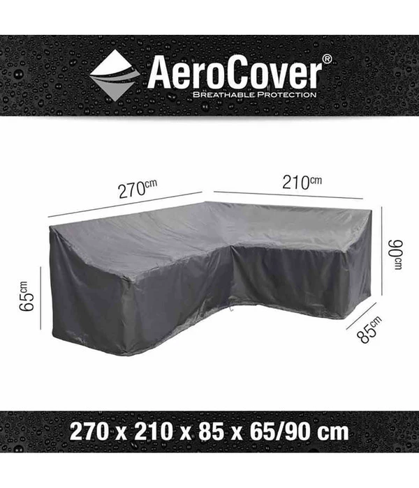 AeroCover Loungesethülle L-Form, 270 Rechts X210x85xH 65/90 Cm 2 AeroCover Loungesethülle L-Form, 270 Rechts X210x85xH 65/90 Cm - Image 2