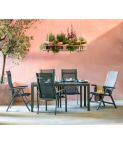 Dehner Ausziehtisch Chicago, Ca. B160-210/H74/T90 Cm -Gartenmöbel Verkauf 4210381 WE MO 003 GruppeChicagoNEU