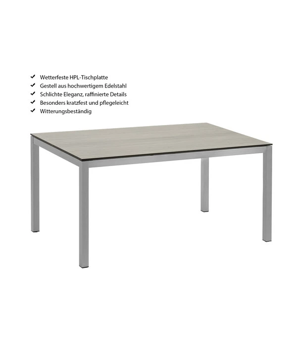 Dehner Premium Esstisch Nantes, Ca. B152/H75/T90 Cm 7 Dehner Premium Esstisch Nantes, Ca. B152/H75/T90 Cm - Image 7