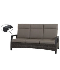 Siena Garden Bank Corido, 103 X 206 X 87 Cm -Gartenmöbel Verkauf 4330429 WE DE 017 Sofacorido3ercharcoal