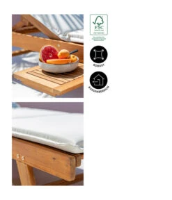 Dehner Rollliege Ravenna, Ca. B70/H89/T200 Cm -Gartenmöbel Verkauf 4407086 WE IG 002 RollliegeRavenna