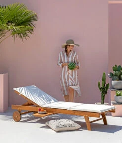 Dehner Rollliege Ravenna, Ca. B70/H89/T200 Cm -Gartenmöbel Verkauf 4407086 WE MO 001 RollliegeRavennaNEU