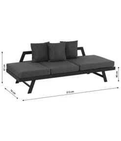 Dehner Funktionsliege Seattle 13 Dehner Funktionsliege Seattle -Gartenmöbel Verkauf 4407318 WE BG 001 BankLiegeSeattleNeu