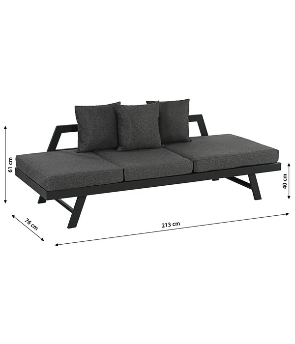 Dehner Funktionsliege Seattle 6 Dehner Funktionsliege Seattle - Image 6