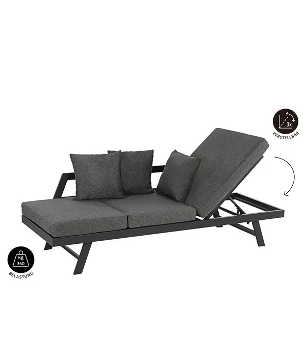 Dehner Funktionsliege Seattle 5 Dehner Funktionsliege Seattle - Image 5