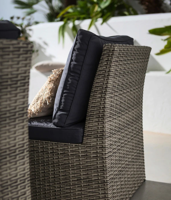 Dehner Geflecht-Lounge Rom, 4-teilig 15 Dehner Geflecht-Lounge Rom, 4-teilig - Image 15