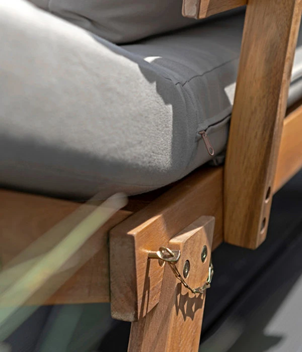 Dehner Holz-Sofa Macao 7 Dehner Holz-Sofa Macao - Image 7