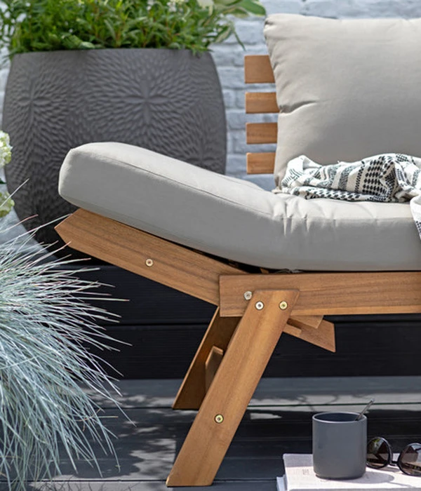 Dehner Holz-Sofa Macao 8 Dehner Holz-Sofa Macao - Image 8