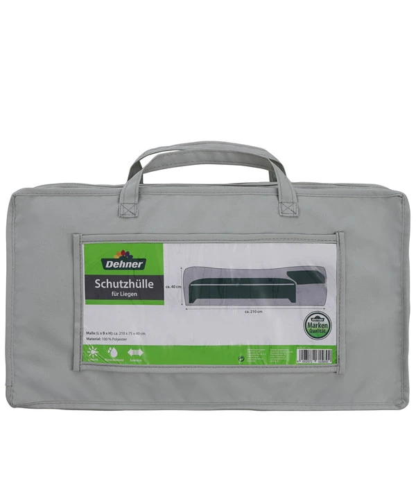 Dehner Abdeckhaube Für Liegen, 75x40x210 Cm, Grau 1 Dehner Abdeckhaube Für Liegen, 75x40x210 Cm, Grau