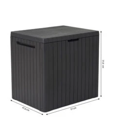 Keter Aufbewahrungsbox City Box, 113 Liter, Ca. B41,6/H51,6/T57 Cm -Gartenmöbel Verkauf 4422481 WE BG 001 AufbewahrungsboxCity