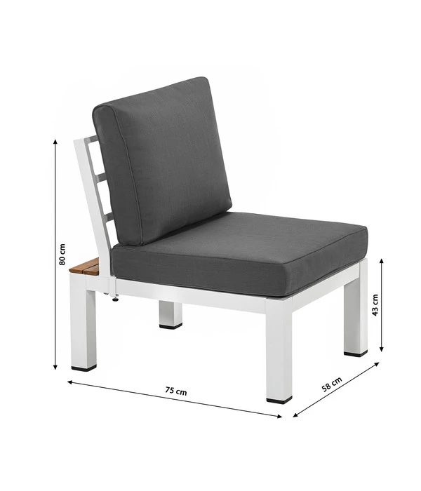 Dehner Alu-Sessel Malibu 2 Dehner Alu-Sessel Malibu - Image 2