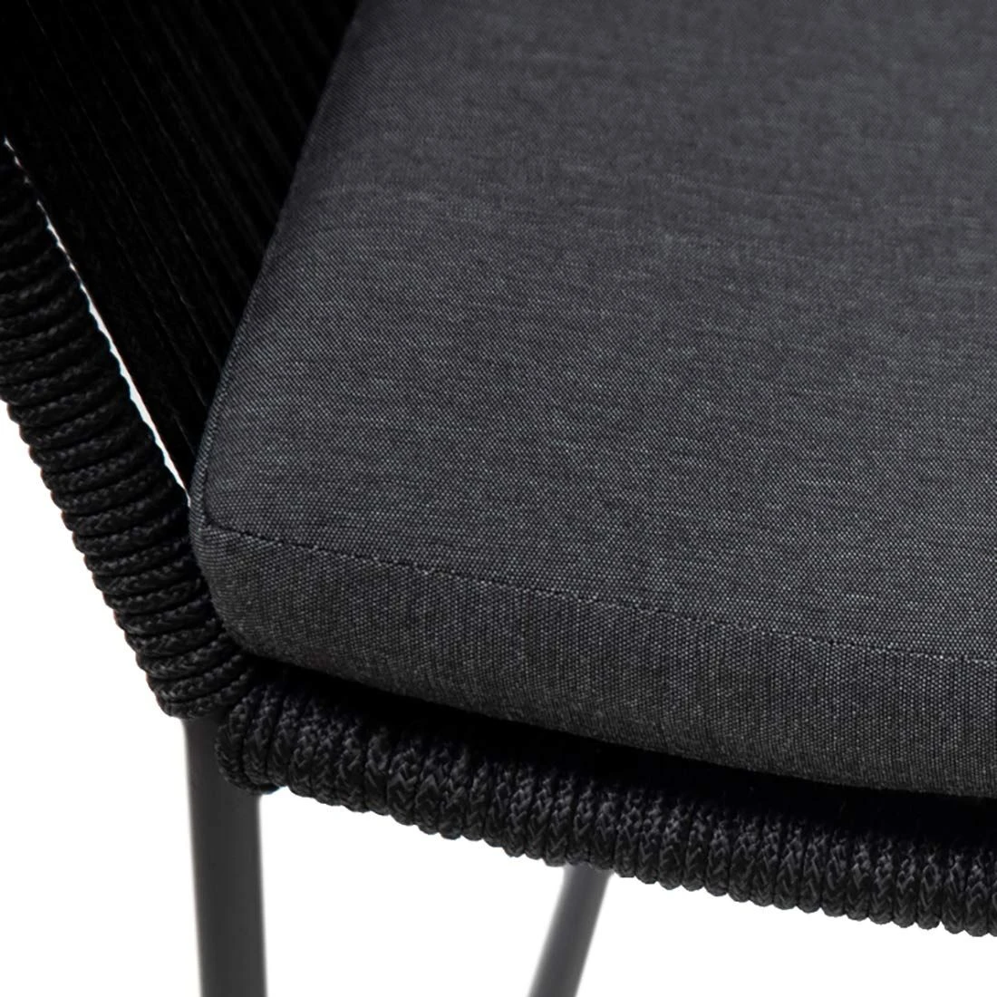 4Seasons Accor Gartensessel Edelstahl/Rope Inkl. Kissen Anthrazit 10 4Seasons Accor Gartensessel Edelstahl/Rope Inkl. Kissen Anthrazit - Image 10