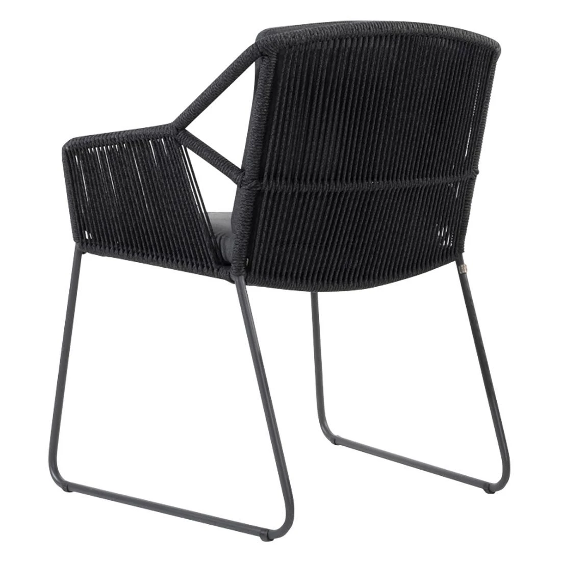 4Seasons Accor Gartensessel Edelstahl/Rope Inkl. Kissen Anthrazit 2 4Seasons Accor Gartensessel Edelstahl/Rope Inkl. Kissen Anthrazit - Image 2