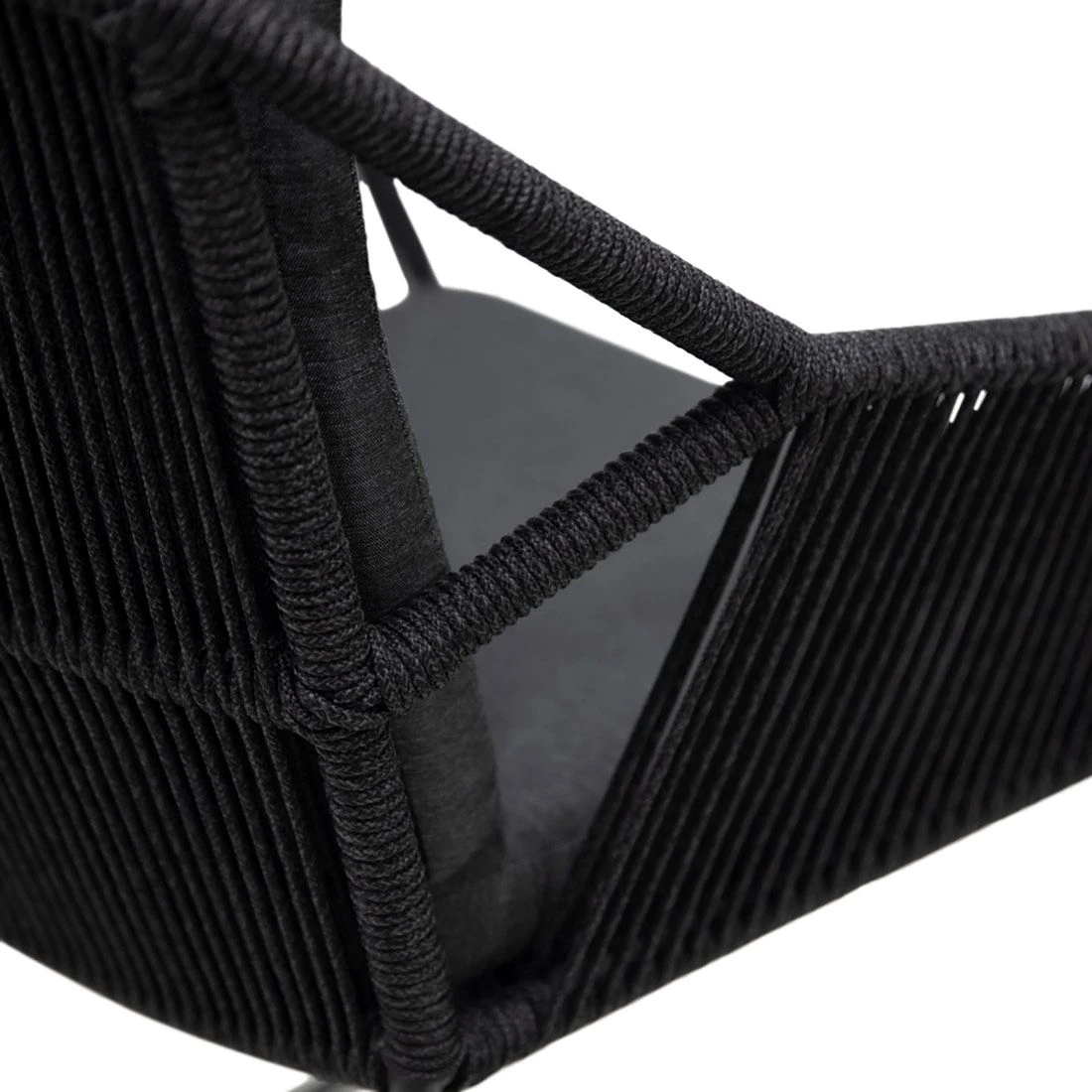 4Seasons Accor Gartensessel Edelstahl/Rope Inkl. Kissen Anthrazit 4 4Seasons Accor Gartensessel Edelstahl/Rope Inkl. Kissen Anthrazit - Image 4