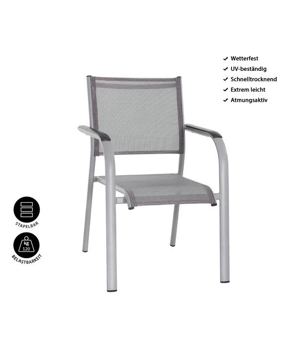 Dehner Balkon-Stapelstuhl Dallas 3 Dehner Balkon-Stapelstuhl Dallas - Image 3