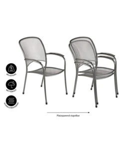 MWH Metall-Stapelsessel Carlo -Gartenmöbel Verkauf 5305669 WE IG 001 MWHMetallStapelsesselCarlo