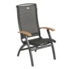 Hartman Da Vinci Klappsessel Aluminium/Textilene Mit Teak-Armlehnen Xerix