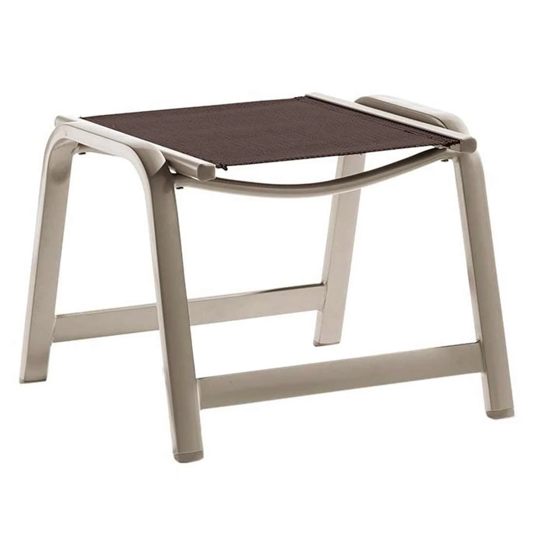 Sieger Royal Hocker Aluminium/Textilene Champagner/Mocca 1 Sieger Royal Hocker Aluminium/Textilene Champagner/Mocca