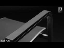 Kettler Basic Plus Stapelsessel Aluminium/Textilene Silber/Anthrazit