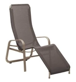 Karasek Florida Gesundliege Aluminium/Textilene Champagner/Taupe
