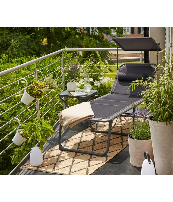 Siena Garden Campingliege Premium, Anthrazit, Ca. B69/H43/T200 Cm 6 Siena Garden Campingliege Premium, Anthrazit, Ca. B69/H43/T200 Cm - Image 6