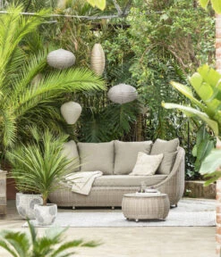 Dehner Lounge Bari, 2-teilig -Gartenmöbel Verkauf 6657381 WE MO 001 DehnerLoungesofaBari