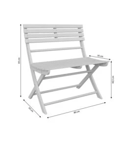 Dehner Klappbank Stavanger, 2-Sitzer -Gartenmöbel Verkauf 6666473 WE BG 001 KlappbankStavanger