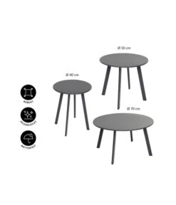 Dehner Kaffeetisch Lian -Gartenmöbel Verkauf 6666705 6666713 6666721 WE IG 001 DehnerKaffetischLian