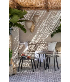 Dehner Kaffeetisch Lian -Gartenmöbel Verkauf 6666721 6666705 6666713 WE MO 002 BeistelltischeLian