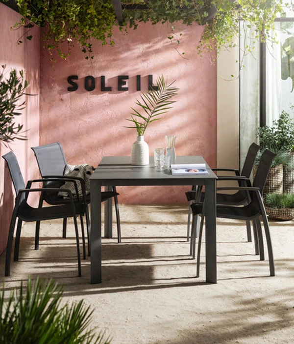 Dehner Gartentisch Nancy, Ca. B160/H75/T90 Cm 3 Dehner Gartentisch Nancy, Ca. B160/H75/T90 Cm - Image 3