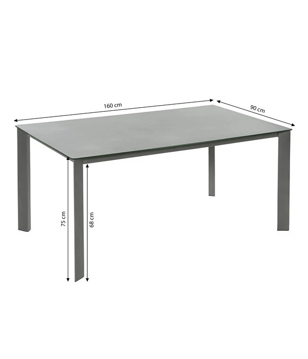 Dehner Gartentisch Nancy, Ca. B160/H75/T90 Cm 8 Dehner Gartentisch Nancy, Ca. B160/H75/T90 Cm - Image 8