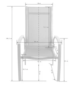 Dehner Stapelstuhl Chicago Wood -Gartenmöbel Verkauf 6701866 WE FS 002 StapelstuhlChciagoWoodSkizze