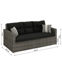 Dehner Flecht-Truhenbank Föhr, 3-Sitzer 19 Dehner Flecht-Truhenbank Föhr, 3-Sitzer -Gartenmöbel Verkauf 6704795 WE BG 001 TruhenbankFoehrNeu