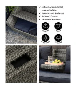 Dehner Flecht-Truhenbank Föhr, 3-Sitzer 18 Dehner Flecht-Truhenbank Föhr, 3-Sitzer -Gartenmöbel Verkauf 6704795 WE IG FS 001 DehnerFlechtruhenbankFoehr