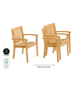 Dehner Stapelsessel Havanna -Gartenmöbel Verkauf 6708309 WE IG 001 StapelstuhlHavanna