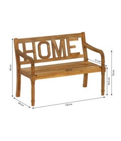Dehner Gartenbank Home, 2-Sitzer -Gartenmöbel Verkauf 6708382 WE BG 001 BankHome