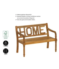 Dehner Gartenbank Home, 2-Sitzer -Gartenmöbel Verkauf 6708382 WE IG 001 BankHome
