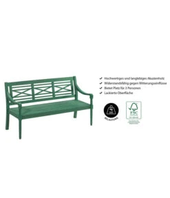 Dehner Gartenbank Emma, 3-Sitzer -Gartenmöbel Verkauf 6708473 WE IG 001 BankEmma3er
