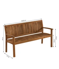 Dehner Gartenbank Valetta -Gartenmöbel Verkauf 6708614 WE BG 001 BankValetta3er