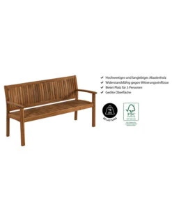 Dehner Gartenbank Valetta -Gartenmöbel Verkauf 6708614 WE IG 001 BankValetta3er