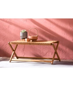 Dehner Tablett-Tisch Macao, Ca. B90/H38/T50 Cm -Gartenmöbel Verkauf 6713556 WE MO 001 TabletttischMacao