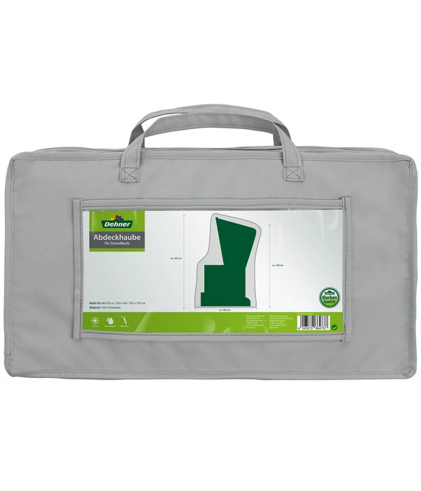 Dehner Abdeckhaube Für Strandkorb, B128/H140-165/T105 Cm 1 Dehner Abdeckhaube Für Strandkorb, B128/H140-165/T105 Cm