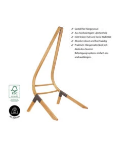 La Siesta Hängesesselgestell Calma Nature -Gartenmöbel Verkauf 6743306 WE IG 001 HMStaenderCalmaNature