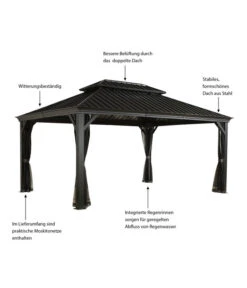 Sojag Pavillon Messina -Gartenmöbel Verkauf 6752703 WE IG 001 PavillonMessina12x16