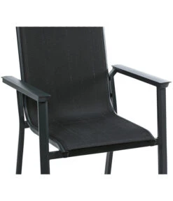 Dehner Stapelstuhl Cleveland, Dunkelgrau -Gartenmöbel Verkauf 6894133 WE DE 001 StapelstuhlClevelandNeu