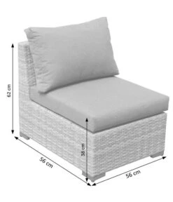 Dehner Balkonset Como, 4-teilig -Gartenmöbel Verkauf 6894166 WE DE 004 BalkonSetComoSkizze